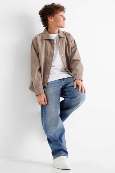 Dzieci chłopcy - Baggy jeans - dżins-niebieski