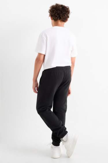 Kinder Jungen - Multipack 2er - Jogginghose - schwarz