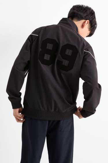 Kinder Buben - Sweatjacke - schwarz