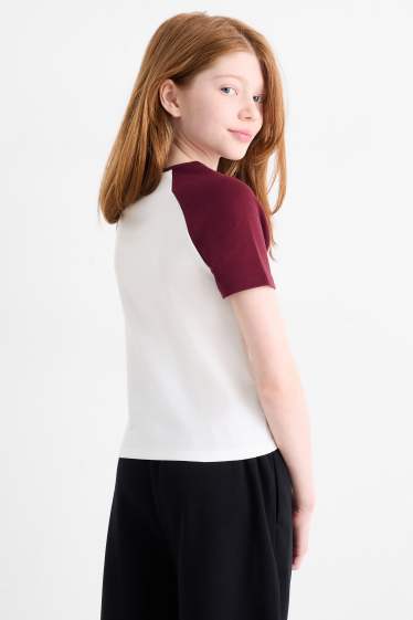 Kinder Mädchen - Vancouver - Kurzarmshirt - weiss