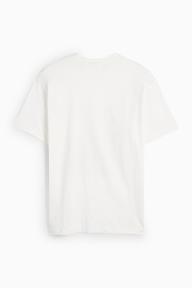 Herren - T-Shirt - Relaxed Fit - weiss