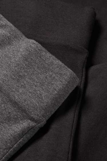Dames - Basic legging - zwart / grijs