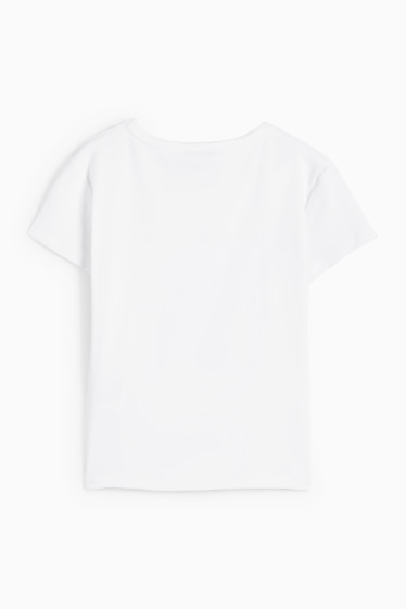 Damen - T-Shirt - Regular Fit - Lilo & Stitch - weiss