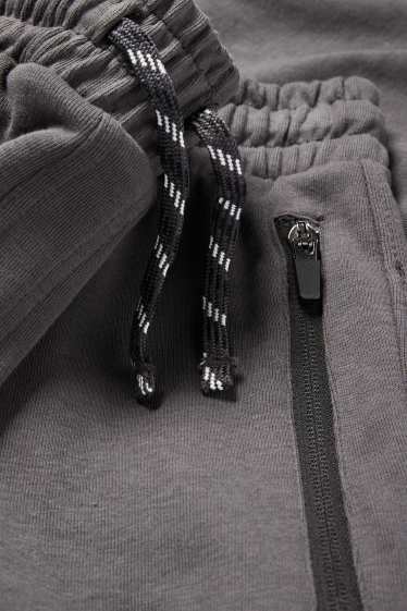 Enfants garçons - Pantalon de jogging cargo - gris foncé