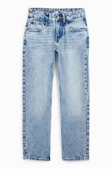 Kinder Buben - Straight Jeans - helljeansblau