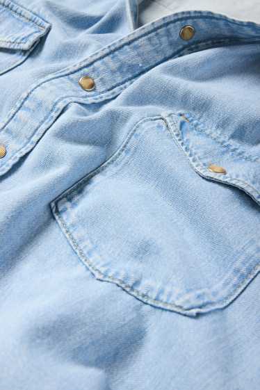 Home - Camisa texana - regular fit - Kent - texà blau clar