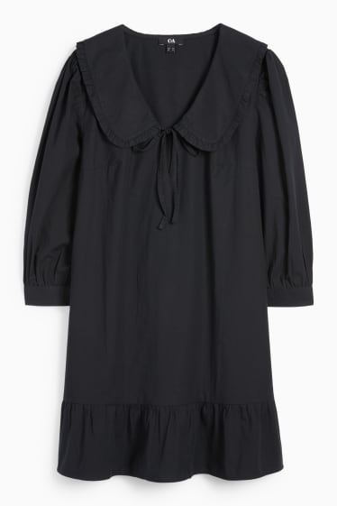 Donna - Vestito a camicia - nero