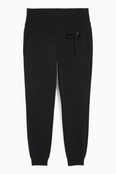 Damen - Umstands-Jogginghose - schwarz