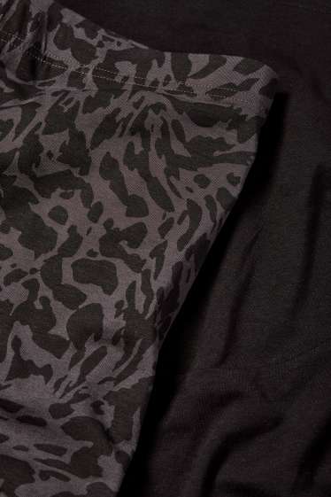 Donna - Confezione da 2 - leggings premaman - nero