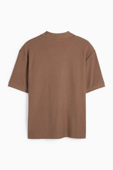 Hommes - Polo en maille - marron