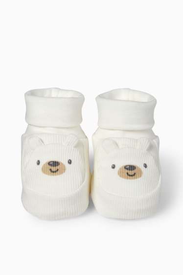 Unisex - Baby handschoenen - wit