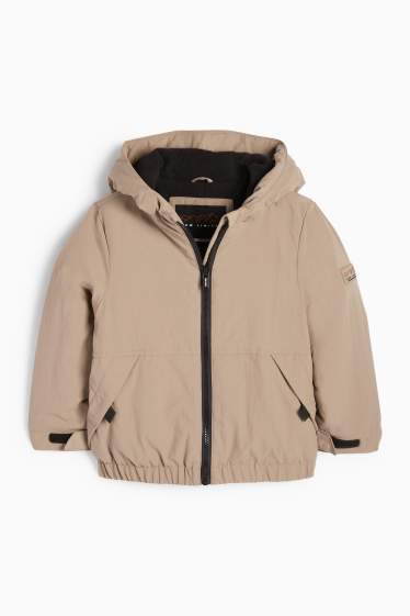 Kinder Buben - Jacke mit Kapuze - grau