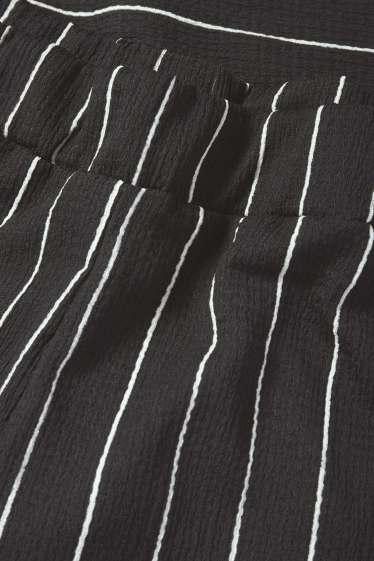 Dames - Joggingbroek - zwart / wit