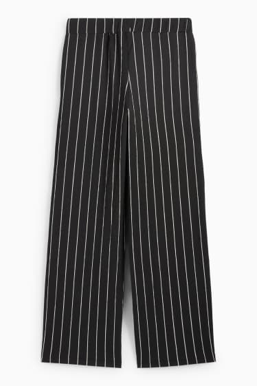 Dames - Joggingbroek - zwart / wit