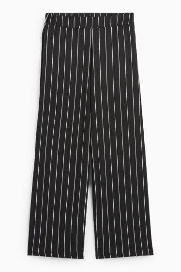 Dames - Joggingbroek - zwart / wit