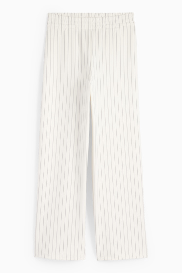 Dames - Pull-on-broek - crème wit