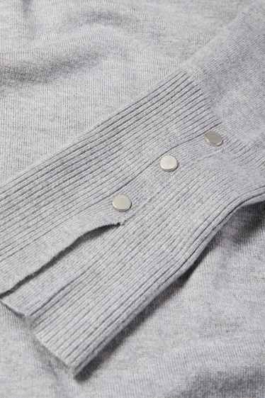 Mujer - Jersey de punto fino - gris