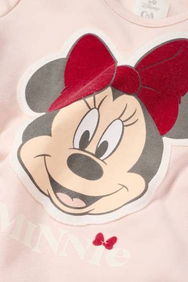 Bébés filles - Minnie Mouse - sweat bébé - rose