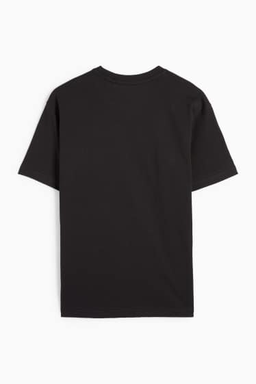 Copii - Băieți - Mașini de curse - tricou cu mânecă scurtă - negru