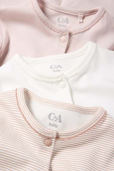 Baby Mädchen - Multipack 3er - Baby-Schlafanzug - rosa