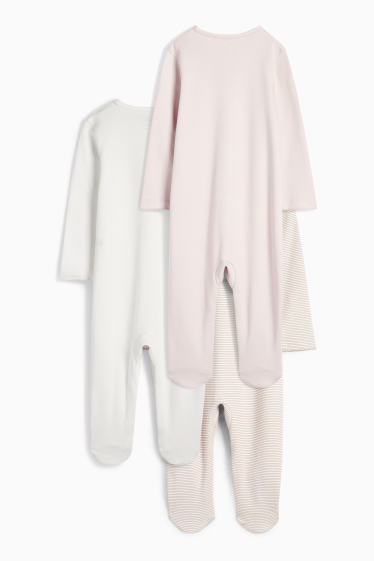 Baby Mädchen - Multipack 3er - Baby-Schlafanzug - rosa