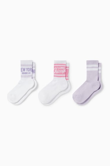 Kinder Mädchen - Multipack 3er - Tennissocken - weiß