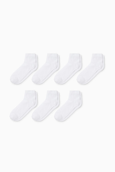 Herren - Multipack 7er - Kurzsocken - weiss