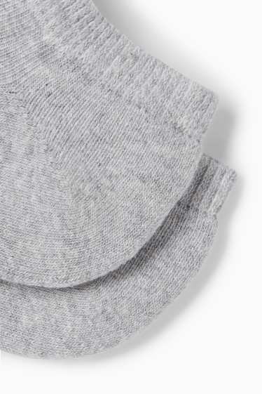 Femmes - Lot de 3 - socquettes de sport - gris clair