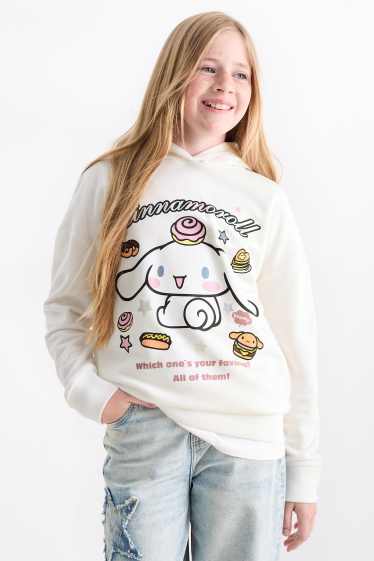 Kinder Mädchen - Cinnamoroll - Hoodie - weiss
