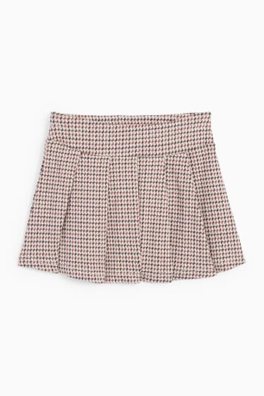 Enfants filles - Jupe - à carreaux - blanc crème