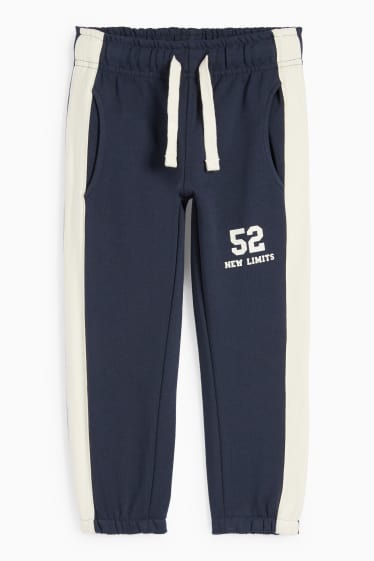 Kinderen: jongens - Joggingbroek - donkerblauw