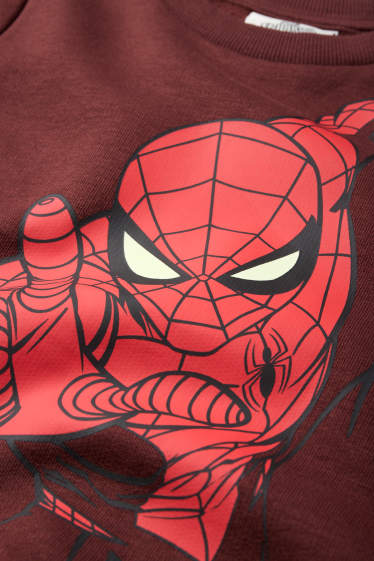 Children Boys - Spider-Man - sweatshirt - dark brown