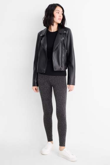 Dona - Leggings bàsics - estampats - negre