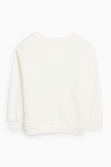 Kinderen: meisjes - Minnie Mouse - sweatshirt - crème wit
