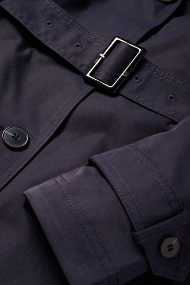 Dames - Trenchcoat - zwart