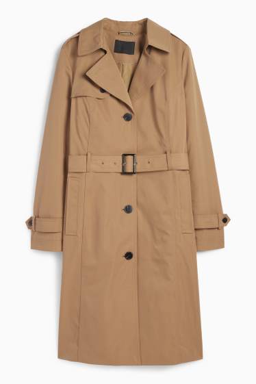 Dames - Trenchcoat - bruin