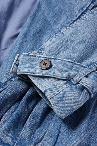 Femmes - Veste en jean courte - jean bleu