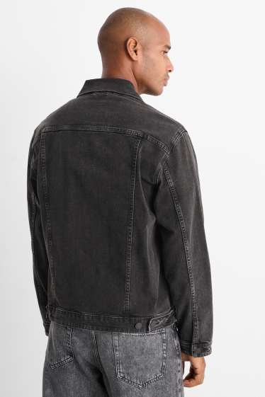 Herren - Jeansjacke - dunkeljeansgrau