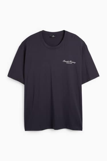 Herren - T-Shirt - Relaxed Fit - dunkelblau