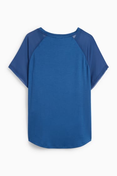 Damen - T-Shirt - Regular Fit - dunkelblau