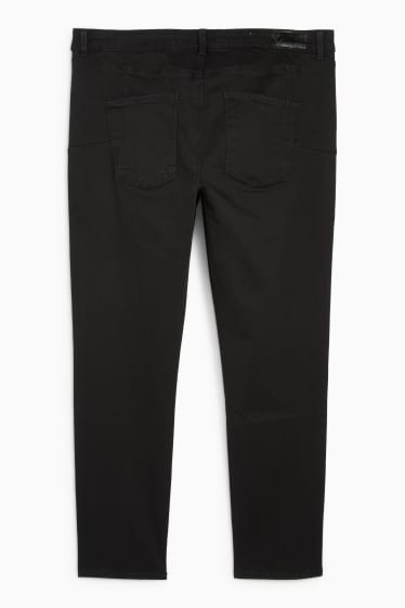 Damen - Slim Jeans - Mid Waist - Shaping-Jeans - schwarz