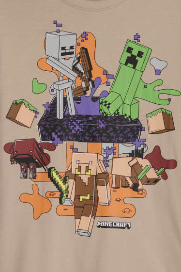 Kinder Jungen - Multipack 2er - Minecraft - Kurzarmshirt - blau