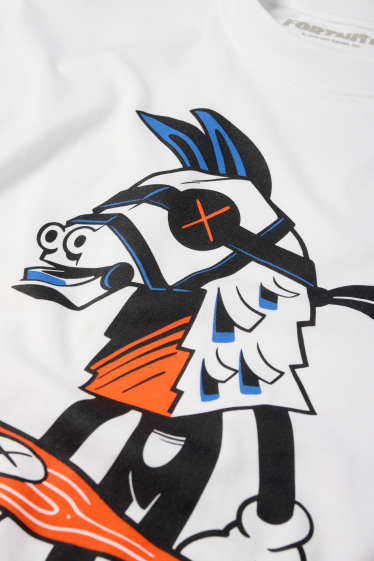 Kinderen: jongens - T-shirt - wit