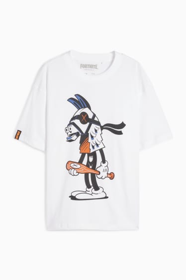 Kinderen: jongens - T-shirt - wit