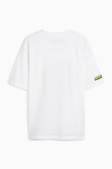Kinder Jungen - Minecraft - Kurzarmshirt - weiss