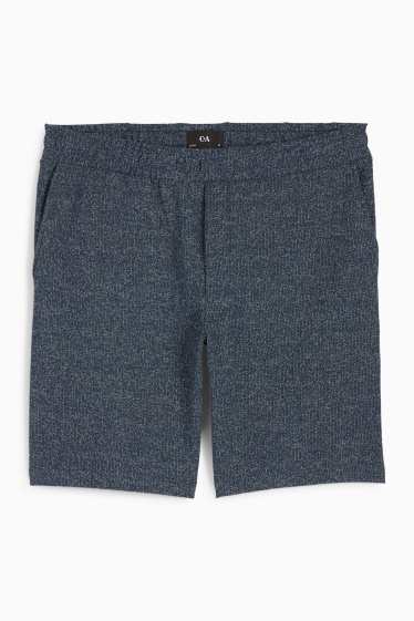 Herren - Shorts - strukturiert - dunkelblau