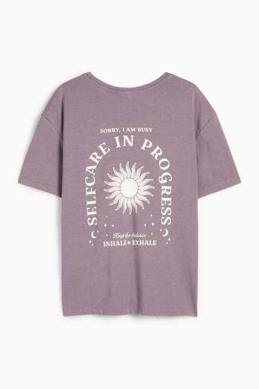 Women - Technical top - violet-melange