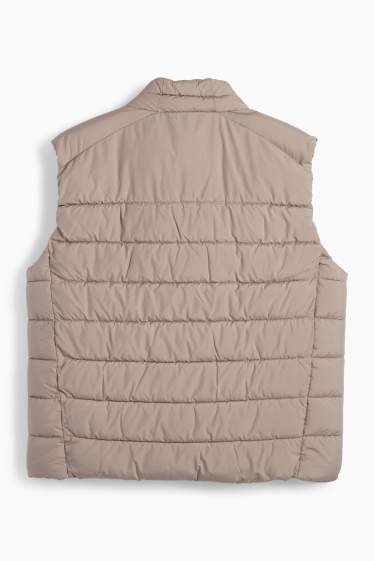 Herren - Steppweste - beige