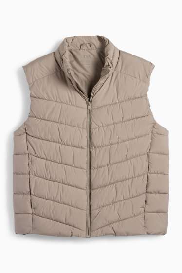 Herren - Steppweste - beige