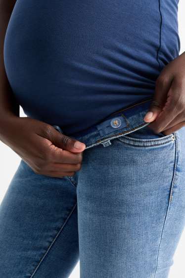 Dona - Texans de maternitat - slim jeans - LYCRA® - texà blau